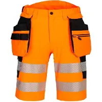 Portwest DX4 Hi-Vis Riipputaskulliset shortsit