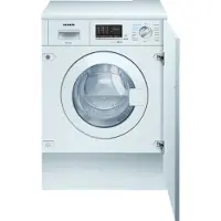 Siemens iQ500 WK14D543, Edestä täytettävä, Kiinteä, Valkoinen, Vasen, Valkoinen, Valkoinen