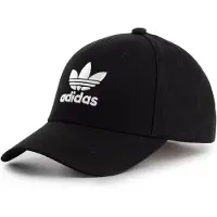 Adidas Originals Lippalakki 'Trefoil' musta / valkoinen | 54-56 | female