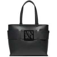 Armani Exchange for woman. 9491380A87400020 Black shopping bag (OSFA), Casual, Polyurethane