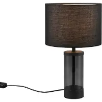 TRIO Grazia pöytävalaisin E14 33cm musta/musta