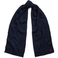 Ralph Lauren for woman. 455956296009 Navy cashmere and wool scarf (OSFA), Casual