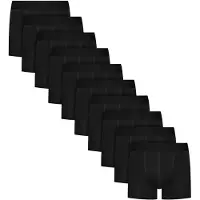 Resterods Boxer 10-Pack Bamboo - Black - XL
