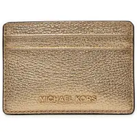 Michael Kors for woman. 32H9TJ6D1L Jet Set gold card holder (OSFA), Casual, Leather
