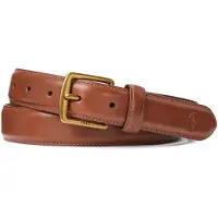 Ralph Lauren Smooth Leather-Smth Drs Blt-Csl-Sml - Brown - 34