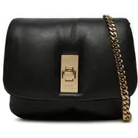 Tommy Hilfiger Soft Leather Mini bag crossbodylaukku Nahka 18 cm Musta