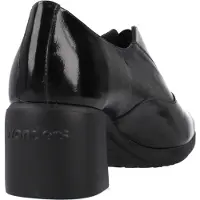 Wonders for woman. H-6704_2024_5792 Reghost 04 Black Leather Shoes (37), 3 to 5 cm, None, Casual, Classic, Patent Leather