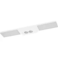 Osram LED-kaapinalusvalaisin pistorasia, valkoinen, 3 000 K, himmennettävä Socket,, Valkoinen/opaali, Keittiö, Synteettinen materiaali