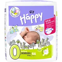 Bella Baby Happy Before Newborn (&lt 2kg) diapers 46pcs, size 0 NEW, BB-054-BF46-W02