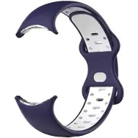 CaseOnline Twin kellon ranneke Google Pixel Watch 4 (41mm) - Blue white