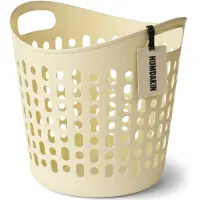 Humdakin Laundry Basket - Recyclable Plastic - Cream - ONE SIZE