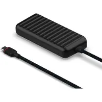 Unisynk USB-C - 4x USB-A minihubi (musta)