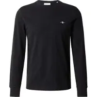 Gant Slim Pique Ls T-Shirt - Black - S