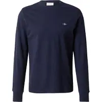 Gant Slim Pique Ls T-Shirt - Navy - XXL