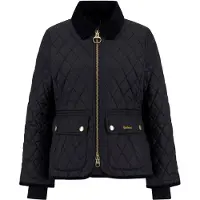 Barbour Fitted Beadnell Quilted Jacket - Black - 40