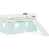 Hobby Hall Parvisänky, Home, 207.5x110x217.5 cm, valkoinen ja vihreä