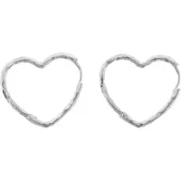 Enamel Copenhagen Organic Heart Medium Hoops -korvakorut 22 mm