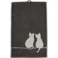Cawö Cute Cats You and Me -pyyhe 30 x 50 cm
