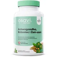 Osavi - Ashwagandha, ruusufinni ja ginseng (60 kapselia)