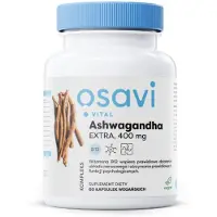 Osavi - Ashwagandha EXTRA, 400 mg B12-vitamiinilla (60 kasviskapselia)