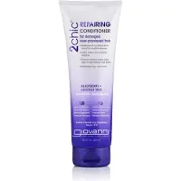 Hairlabs , 2chic, Korjaava Kasvojen Hoitoaine, Vahingoittuneille, Yli-työstetyille Hiusten, Mustikka + Kookosmaito, 8,5 fl oz (250 ml)