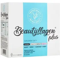 Pharmaverum Beautyllagen Plus, Mustaherukka - Sitrushedelmät - 30 pussia
