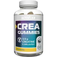 ActivLab Crea Gummies, Kreatiinimonohydraatti, Sitruuna-Lime - 60 kpl Gummies.