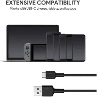 Aukey CB-CD30 Nylon cab le USB C - USB A 0.9m 3 (CB-CD30)