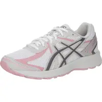 Asics unisex. 1203A684 White Jog 100S Sneakers (37.5), Flat, Laces, Casual