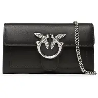 Pinko Love One Iltalaukku Nahka 19 cm Harmaa