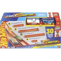 Mattel Track Creator Super Track -paketti + 2 DCC:tä