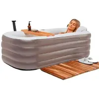 Pro Airtub - Ilmatäytteinen kylpyamme aikuisille - Space Grey