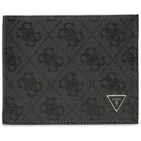 GUESS Kukkaro 'MADRID BLLFLD W COIN POCKET' tummanharmaa / musta