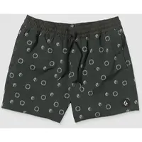 Volcom Lido Print Trunk 16 Surffishortsit stealth Koko L