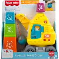 Fisher-Price Count & Stack Crane With Blocks, Lights & Sounds, Multilanguage Version - Multi/patterned - ONE SIZE