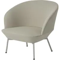 Muuto , Oslo Lounge Chair Tube Base - Vidar 146 Grey