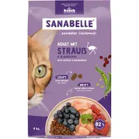 Bosch 2kg Adult strutsi & mustikka kissan kuivaruoka