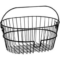 Klickfix Shopping Wire 16l Basket Musta
