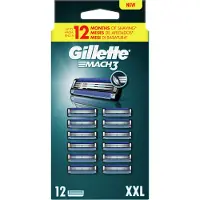 Gillette Mach3 Men’s Razor Blade Refills 12 Count