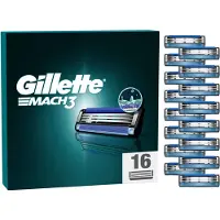 Gillette Mach3 vaihtoterät 16 kpl