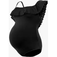 Cache Coeur Maternity Swimsuit One Piece Bloom - Black - 42