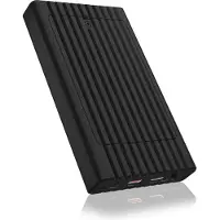 Icy Box – IB-2817MCL-C31, SSD-kotelo, M.2, PCI Express, 10 Gbit/s, USB-liitettävyys, Musta