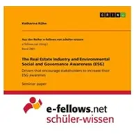 The Real Estate Industry and Environmental Social and Governance Awareness (ESG)