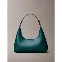 Calvin Klein Foil Logo Conv Shoulder Bag - Green - ONE SIZE