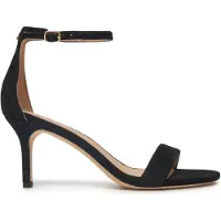 Ralph Lauren for woman. 802959175001 Allie leather high heel sandals black (41), 3 to 5 cm, Suede, None, Casual