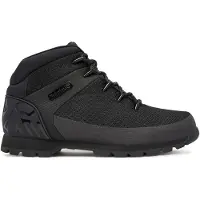 Timberland for man. TB1A1QHR0151 Waterproof Euro Sprint mid-cut shoes black (44), Flat, Laces, Casual