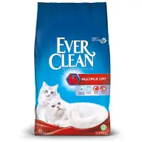Ever Clean - Multiple Cat - kissan kuivike 20 L - Kissat - Kissanhiekka ja kuivikkeet - Paakkuuntuva kissanhiekka