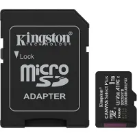 Kingston 1 TB CANVAS SELECT PLUS GEN3 MICROSD, A1, U3, V30 (150R) + ADAPTER (SDCS3/1TB)