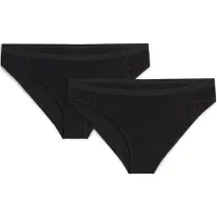 Icebreaker Women's Merino 150 Siren Bikini 2-Pack Black L