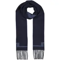 J.lindeberg Champ Double Sided Scarf - Navy - ONE SIZE